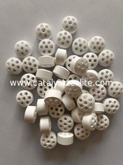 7 buco 16,5 mm 14 mm proprietà personalizzabili supporto del catalizzatore di allumina