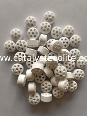 7 buco 16,5 mm 14 mm proprietà personalizzabili supporto del catalizzatore di allumina