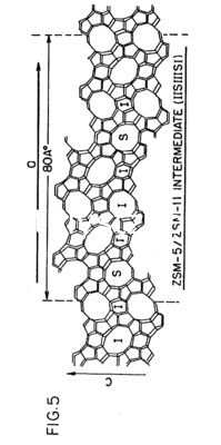 SiO2/Al2O3 280 polvere di superficie della zeolite del cristallo 450m2/G ZSM-11